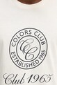 Bombažna kratka majica United Colors of Benetton 3I1XU1096 bež