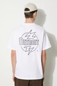 Îmbrăcăminte Carhartt WIP tricou din bumbac Ablaze I033639.00AXX alb
