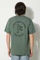Clothing Carhartt WIP cotton t-shirt Stamp I033670.2B106 green