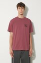 Clothing Carhartt WIP cotton t-shirt Stamp I033670.2B006 pink