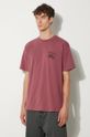 Carhartt WIP t-shirt bawełniany Stamp I033670.2B006 różowy