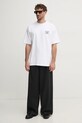 Drôle de Monsieur pamut póló Le T-Shirt Slogan PERM.TS203.CO002.OPW fehér AW24