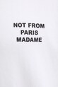 Drôle de Monsieur pamut póló Le T-Shirt Slogan PERM.TS203.CO002.OPW fehér