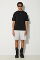 Drôle de Monsieur t-shirt bawełniany Le T-Shirt Slogan Classique PERM.TS202.CO002.BL czarny AW24