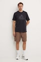 adidas t-shirt bawełniany Future Icons IW2652 czarny AW24