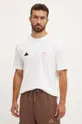 Хлопковая футболка adidas Tiro IW2665 белый AW24