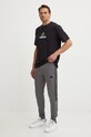 Бавовняна футболка adidas Tiro IW2672 чорний AW24