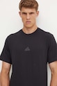 adidas t-shirt bawełniany City Escape IW2688 czarny
