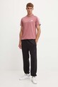 Бавовняна футболка adidas Essentials IX0157 рожевий AW24