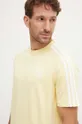 Хлопковая футболка adidas Essentials хлопок жёлтый IX0159