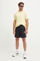 Pamučna majica adidas Essentials IX0159 zlatna AW24