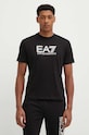 EA7 Emporio Armani t-shirt bawełniany czarny PJVPZ.6DPT81.1200