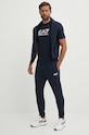 EA7 Emporio Armani tricou din bumbac PJVPZ.6DPT81.1562 bleumarin AW24
