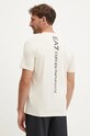 Бавовняна футболка EA7 Emporio Armani PJ02Z.8NPT18.1713 бежевий