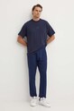 Bavlnené tričko adidas All SZN IY4135 tmavomodrá AW24