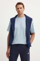 adidas t-shirt bawełniany All SZN niebieski IY4142