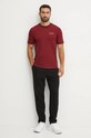 EA7 Emporio Armani tricou de antrenament PJRGZ.6DPT18.1496 burgundia AW24