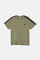 adidas tricou din bumbac Essentials imprimeu verde JE0346