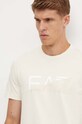 EA7 Emporio Armani t-shirt in cotone beige AF11970.7M000002.U1072
