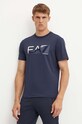 EA7 Emporio Armani tricou din bumbac bleumarin AF11970.7M000002.UB102