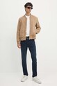 Хлопковая футболка Armani Exchange 6DZTAC.ZJASZ бежевый AW24