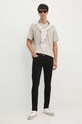 Armani Exchange tricou din bumbac 6DZTAC.ZJASZ bej AW24