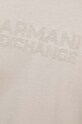 Armani Exchange tricou din bumbac 6DZTAC.ZJASZ bej