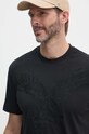 Armani Exchange t-shirt bawełniany czarny 6DZTAD.ZJ9TZ