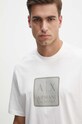 Бавовняна футболка Armani Exchange білий 6DZTHB.ZJ9JZ