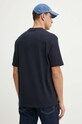 Odzież Armani Exchange t-shirt bawełniany 6DZTHB.ZJ9JZ granatowy