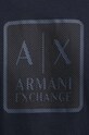 Armani Exchange t-shirt bawełniany 6DZTHB.ZJ9JZ granatowy