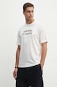 Armani Exchange tricou din bumbac imprimeu bej 6DZTHC.ZJBYZ