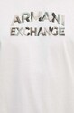 Armani Exchange t-shirt bawełniany 6DZTHC.ZJBYZ beżowy