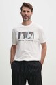 Pamučna majica Armani Exchange bijela 6DZTHF.ZJH4Z