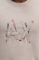 Armani Exchange t-shirt bawełniany 6DZTHN.ZJLFZ beżowy