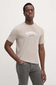 Armani Exchange t-shirt beżowy 6DZTHV.ZJE6Z