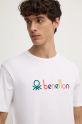 Abbigliamento United Colors of Benetton t-shirt in cotone 3I1XU109Q bianco