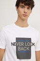 United Colors of Benetton tricou din bumbac alb 3I1XU109U