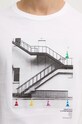 United Colors of Benetton tricou din bumbac 3I1XU109U alb