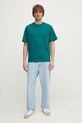 Хлопковая футболка United Colors of Benetton 3MI6U109O бирюзовый SS25