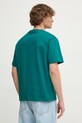 Ruházat United Colors of Benetton pamut póló 3MI6U109O türkiz