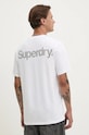 Superdry tricou din bumbac print alb M1012032A.T7X