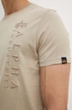 Alpha Industries tricou din bumbac 138500 bej