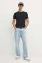 Alpha Industries t-shirt bawełniany 138500 czarny AW24