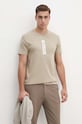 Alpha Industries tricou din bumbac bej 146509