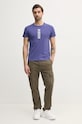 Alpha Industries tricou din bumbac 146509 violet SS25