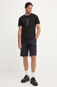 Alpha Industries tricou din bumbac 146509 negru SS25
