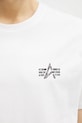 Alpha Industries tricou din bumbac alb 148516