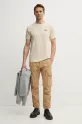 Alpha Industries t-shirt bawełniany 148516 beżowy SS25