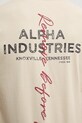 Хлопковая футболка Alpha Industries бежевый 148516